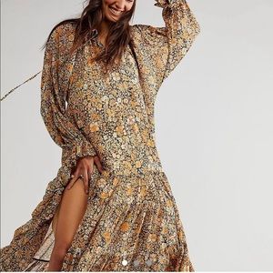 Free People Feeling groovy maxi dress